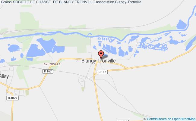 plan association SociÉtÉ De Chasse  De Blangy Tronville Blangy-Tronville