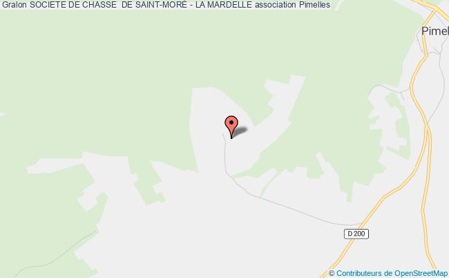 plan association Societe De Chasse  De Saint-morÉ - La Mardelle Pimelles