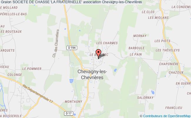 plan association Societe De Chasse 'la Fraternelle' Chevagny-les-Chevrières