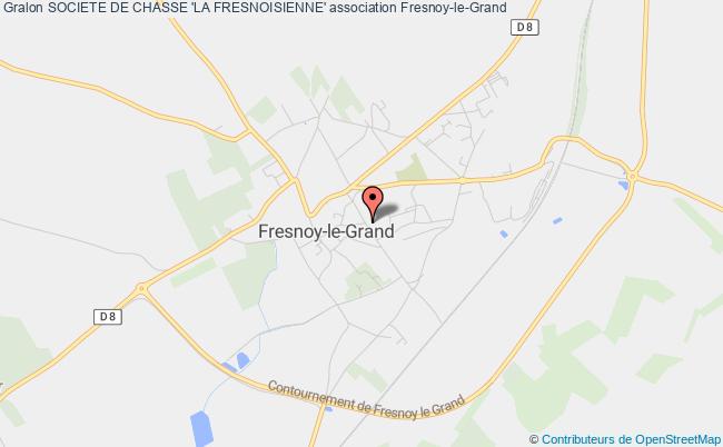 plan association Societe De Chasse 'la Fresnoisienne' Fresnoy-le-Grand