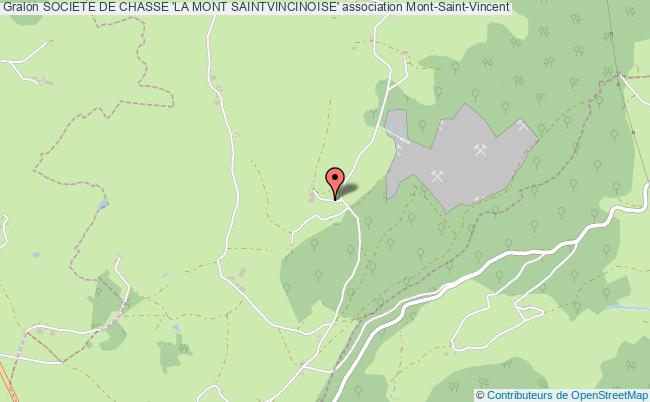 plan association Societe De Chasse 'la Mont Saintvincinoise' Mont-Saint-Vincent