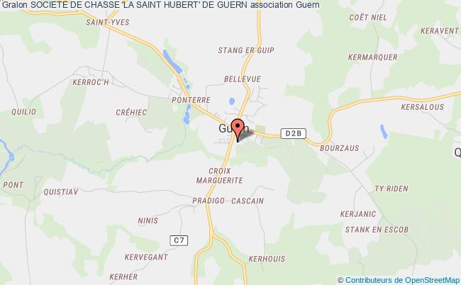 plan association Societe De Chasse 'la Saint Hubert' De Guern Guern