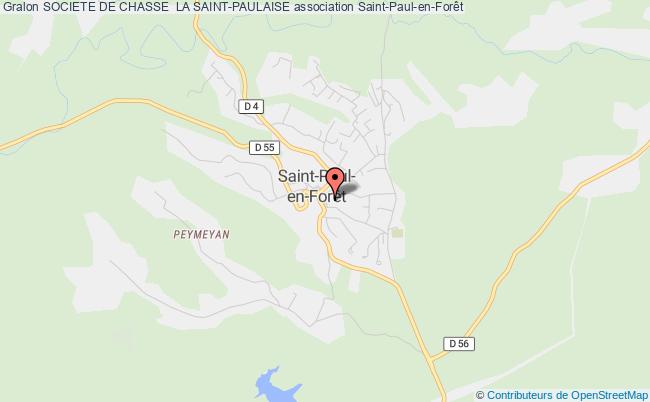 plan association Societe De Chasse  La Saint-paulaise Saint-Paul-en-Forêt