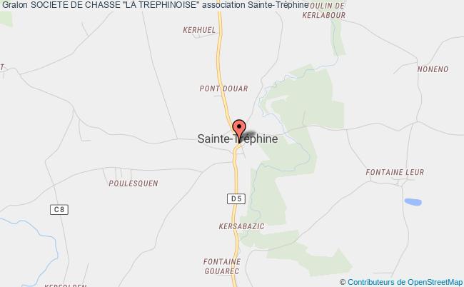 plan association Societe De Chasse "la Trephinoise" Sainte-Tréphine