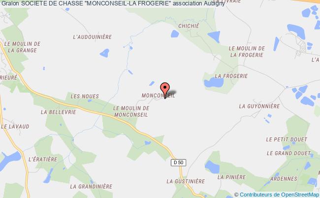 plan association Societe De Chasse "monconseil-la Frogerie" Aubigny-Les Clouzeaux