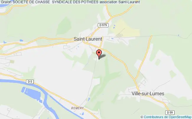 plan association Societe De Chasse  Syndicale Des Pothees Saint-Laurent