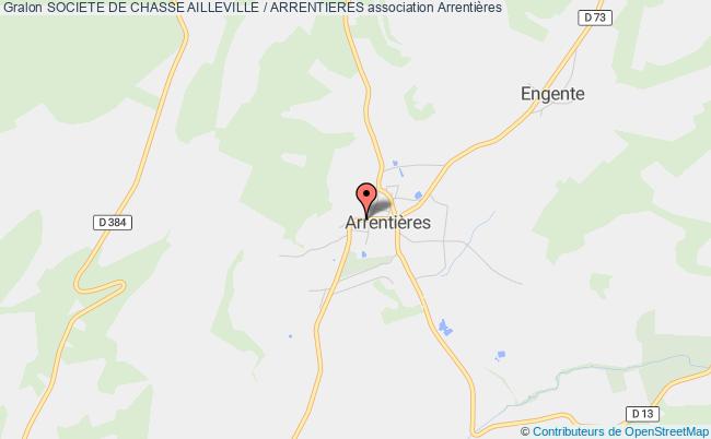plan association Societe De Chasse Ailleville / Arrentieres Arrentières