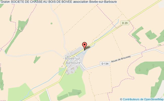 plan association Societe De Chasse Au Bois De Bovee Bovée-sur-Barboure