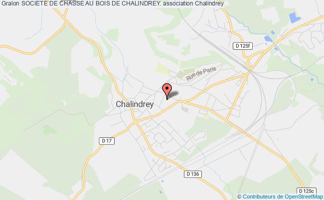 plan association Societe De Chasse Au Bois De Chalindrey. Chalindrey