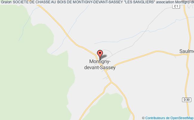 plan association Societe De Chasse Au Bois De Montigny-devant-sassey "les Sangliers" Montigny-devant-Sassey