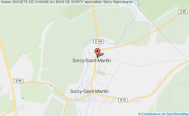 plan association Societe De Chasse Au Bois De Sorcy Sorcy-Saint-Martin