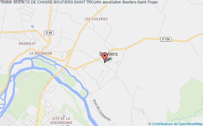 plan association Societe De Chasse Boutiers Saint Trojan Boutiers-Saint-Trojan