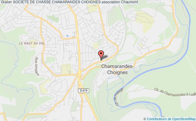plan association SociÉtÉ De Chasse Chamarandes Choignes Choignes