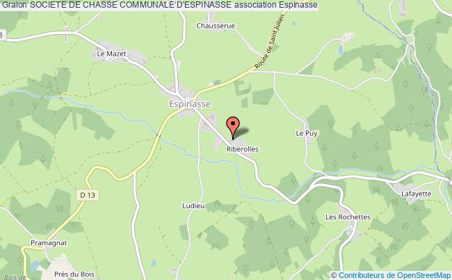 SOCIETE DE CHASSE COMMUNALE D'ESPINASSE