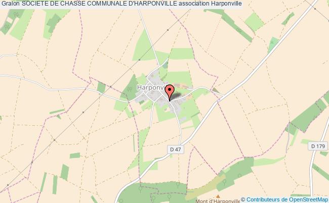 plan association Societe De Chasse Communale D'harponville Harponville