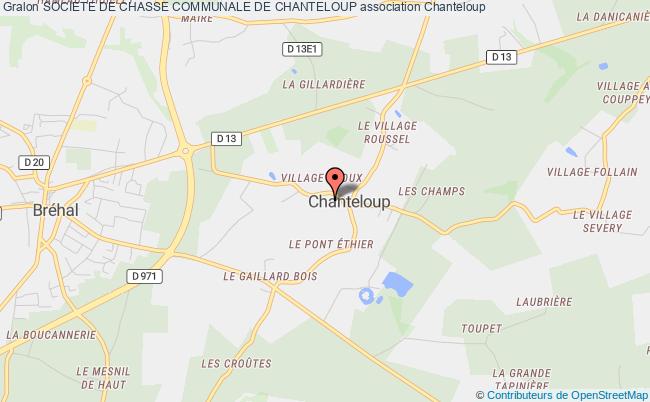 plan association Societe De Chasse Communale De Chanteloup Chanteloup