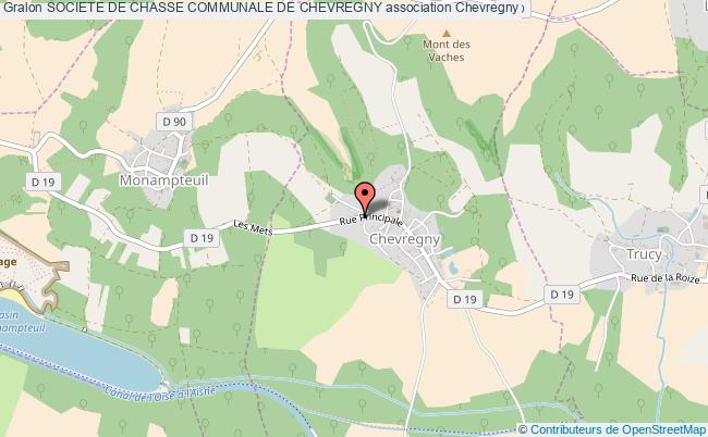 plan association Societe De Chasse Communale De Chevregny Chevregny