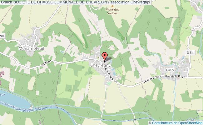 plan association Societe De Chasse Communale De Chevregny Chevregny