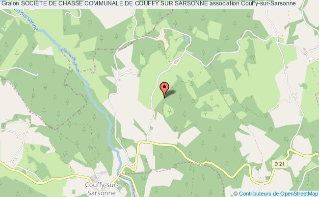 plan association Societe De Chasse Communale De Couffy Sur Sarsonne Couffy-sur-Sarsonne