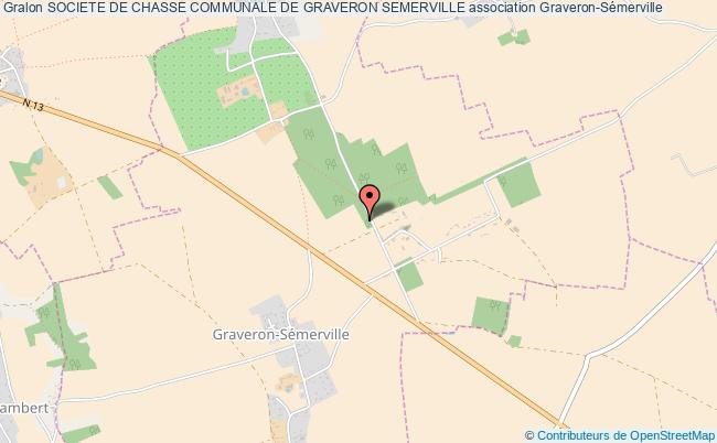 plan association Societe De Chasse Communale De Graveron Semerville Graveron-Sémerville