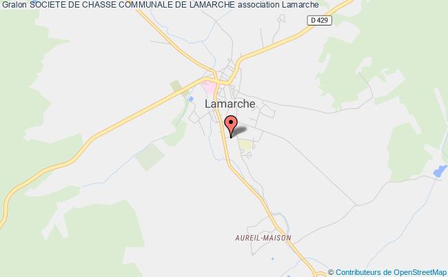 plan association Societe De Chasse Communale De Lamarche Lamarche