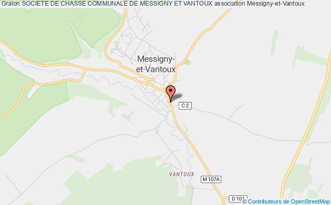 plan association Societe De Chasse Communale De Messigny Et Vantoux Messigny-et-Vantoux