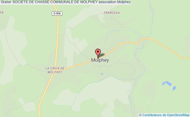 plan association Societe De Chasse Communale De Molphey Molphey