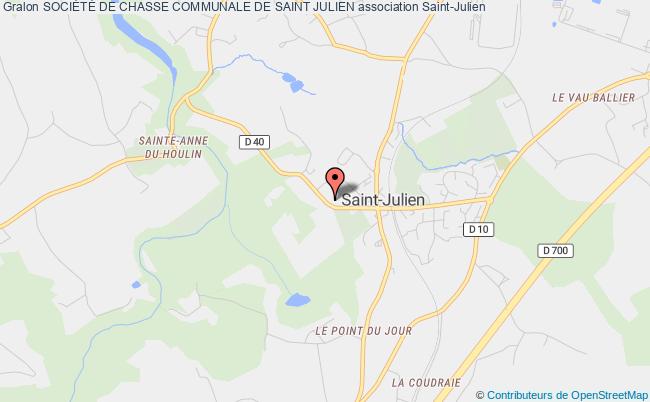 plan association SociÉtÉ De Chasse Communale De Saint Julien Saint-Julien
