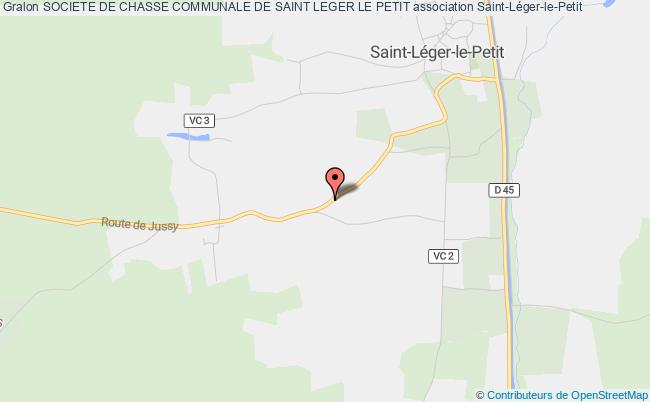 plan association Societe De Chasse Communale De Saint Leger Le Petit Saint-Léger-le-Petit