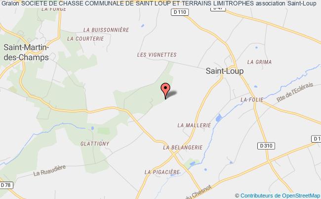 plan association Societe De Chasse Communale De Saint Loup Et Terrains Limitrophes Saint-Loup