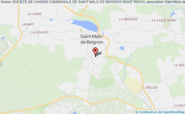 plan association Societe De Chasse Communale De Saint Malo De Beignon Saint Raoul Saint-Malo-de-Beignon