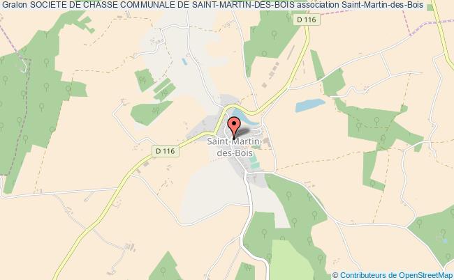 plan association Societe De Chasse Communale De Saint-martin-des-bois Saint-Martin-des-Bois