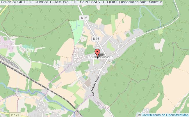 plan association Societe De Chasse Communale De Saint-sauveur (oise) Saint-Sauveur