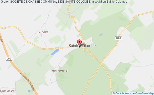 plan association Societe De Chasse Communale De Sainte Colombe Sainte-Colombe