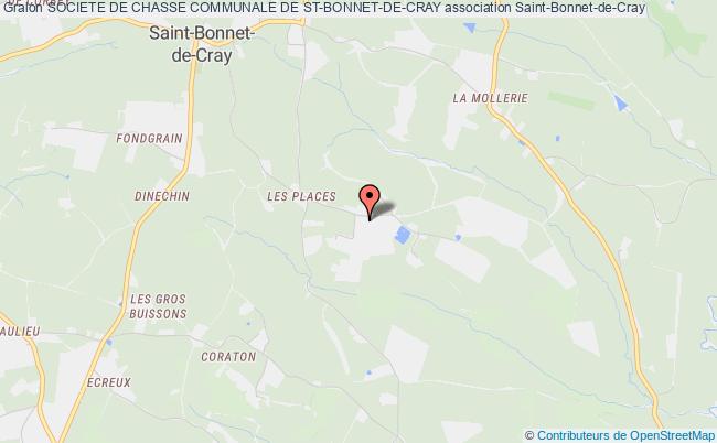 plan association Societe De Chasse Communale De St-bonnet-de-cray Saint-Bonnet-de-Cray
