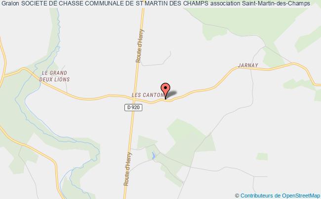 plan association Societe De Chasse Communale De St Martin Des Champs Saint-Martin-des-Champs