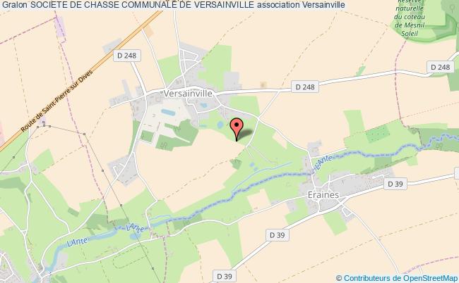 plan association Societe De Chasse Communale De Versainville Versainville
