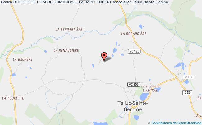 plan association Societe De Chasse Communale La Saint Hubert Tallud-Sainte-Gemme