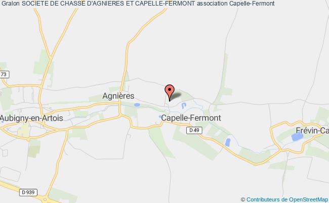 plan association Societe De Chasse D'agnieres Et Capelle-fermont Capelle-Fermont