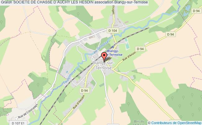 plan association Societe De Chasse D Auchy Les Hesdin Blangy-sur-Ternoise