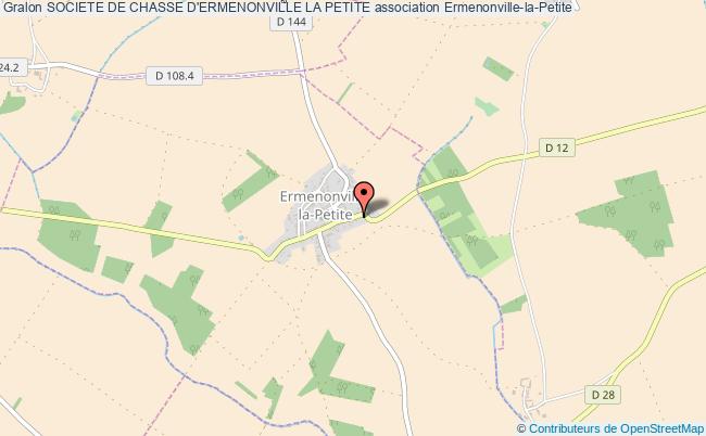 plan association Societe De Chasse D'ermenonville La Petite Ermenonville-la-Petite