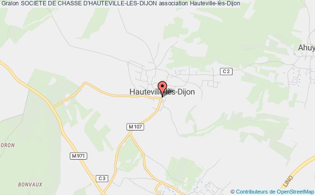 plan association Societe De Chasse D'hauteville-les-dijon Hauteville-lès-Dijon