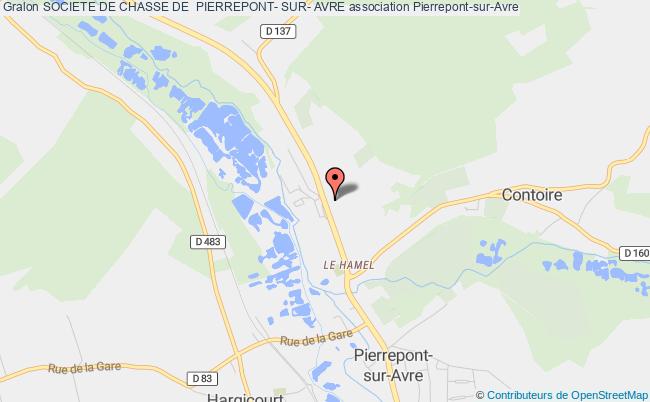 plan association Societe De Chasse De  Pierrepont- Sur- Avre Pierrepont-sur-Avre
