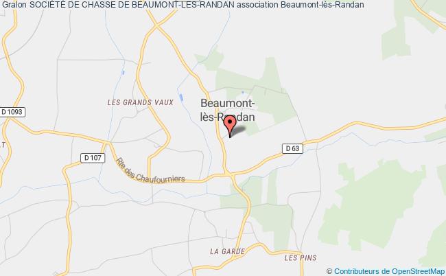 plan association SociÉtÉ De Chasse De Beaumont-les-randan Beaumont-lès-Randan