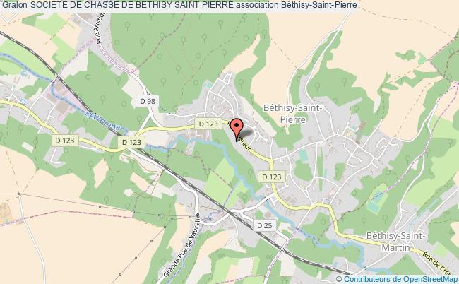 plan association Societe De Chasse De Bethisy Saint Pierre Béthisy-Saint-Pierre