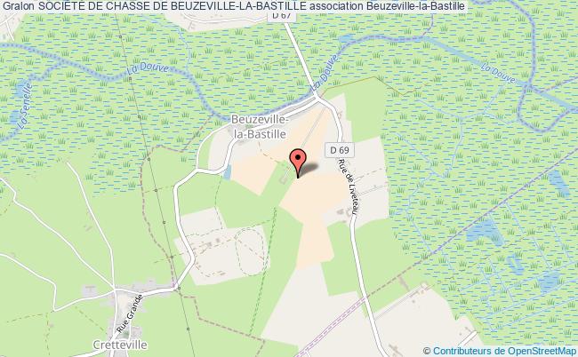 plan association SociÉtÉ De Chasse De Beuzeville-la-bastille Beuzeville-la-Bastille