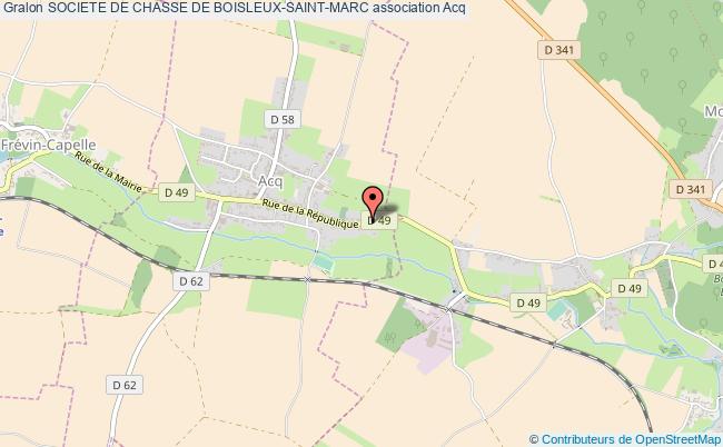 plan association Societe De Chasse De Boisleux-saint-marc Acq
