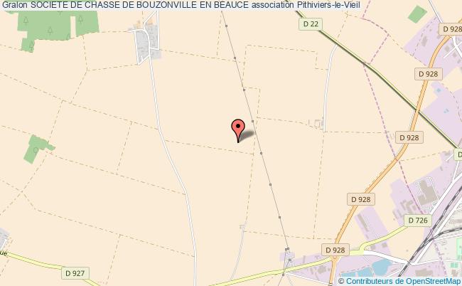 plan association Societe De Chasse De Bouzonville En Beauce Pithiviers-le-Vieil