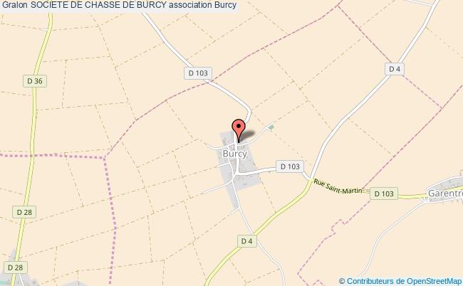 plan association Societe De Chasse De Burcy Burcy