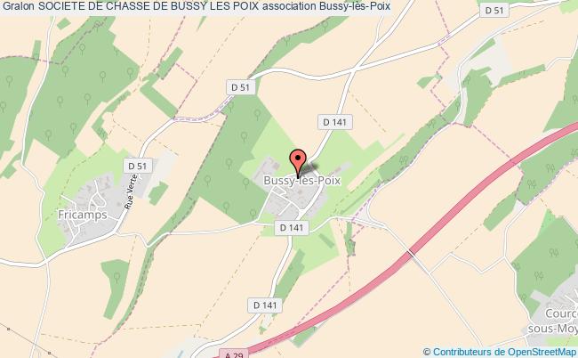 plan association Societe De Chasse De Bussy Les Poix Bussy-lès-Poix